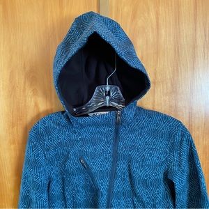 Columbia Women’s Rain Jacket w/ Hood Full Zip Blue Size S